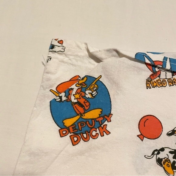 Kids Cartoon Print Set of 2 Pillowcase Ringo Rabbit Deputy Duck - Picture 6 of 16